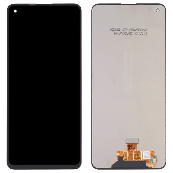 (Service Pack) LCD With Digitiser For Samsung Galaxy A21s Black No Frame